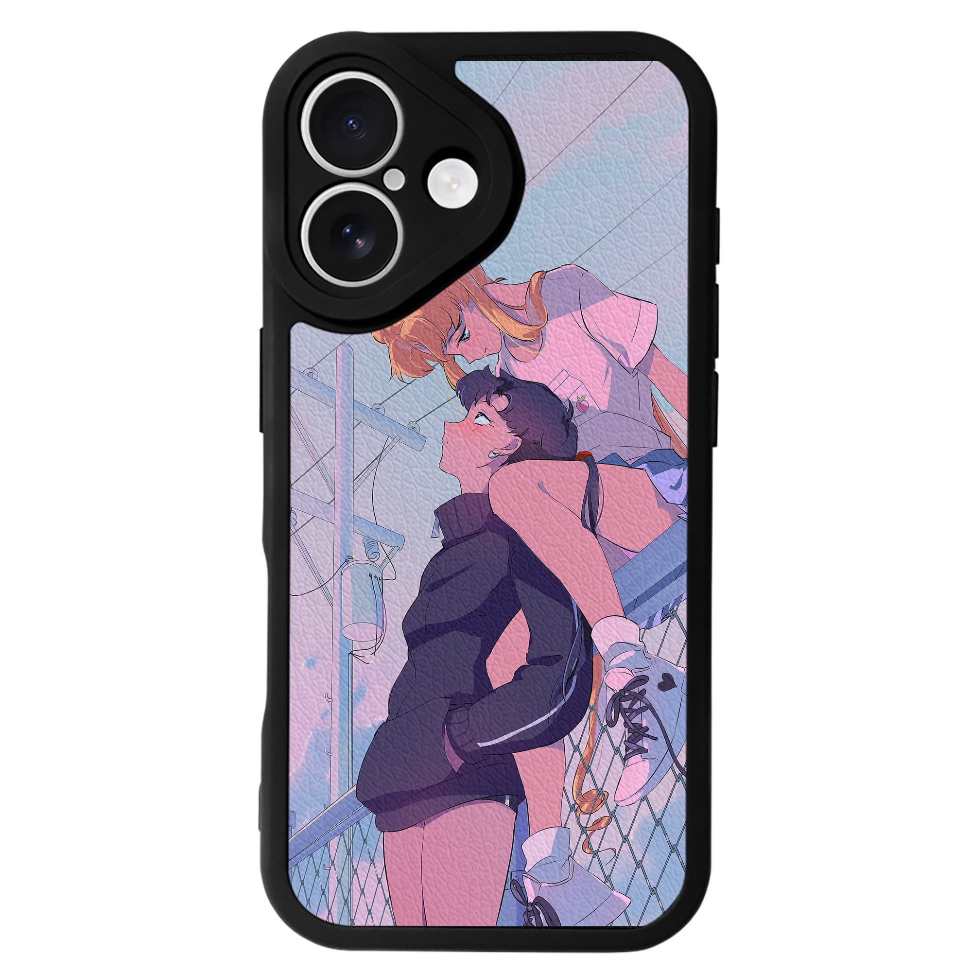 （画像用） 美少女戦士セーラームーン Sailor Moon 【iPhone 16シリーズ対応】シリコンスマホケース（レザー調） 材質：シリコン